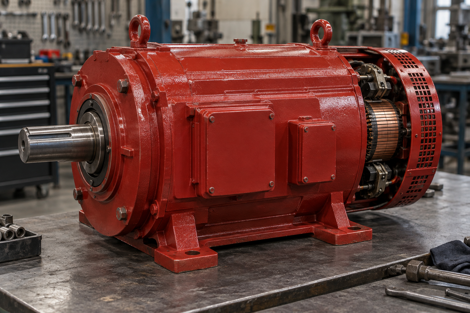 DC motor repair