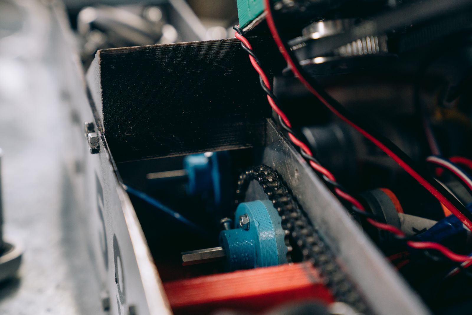 Industrial machine assembly detail